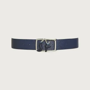 菲拉格慕/Salvatore Ferragamo 双面可调 SF 腰带 - 腰带 - 皮革配件 670027-747725