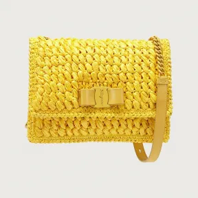 菲拉格慕/Salvatore Ferragamo Viva 蝴蝶结包 (S) - 手提包 211436-750698