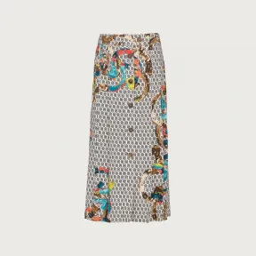 菲拉格慕/Salvatore Ferragamo Gancio S 半身裙 - 成衣 136491-751137