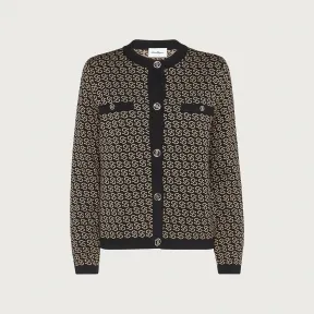 菲拉格慕/Salvatore Ferragamo Gancio S 针织夹克 - 成衣 110212-751395