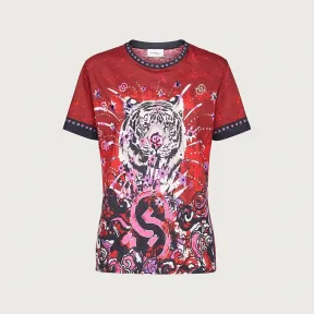 菲拉格慕/Salvatore Ferragamo 刺绣 T 恤 - 成衣 111184-751765
