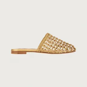 菲拉格慕/Salvatore Ferragamo 梭织穆勒鞋 - 鞋履 01D440-752557