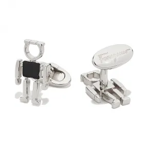 菲拉格慕/Salvatore Ferragamo Gancini机器人袖扣 770181_717583