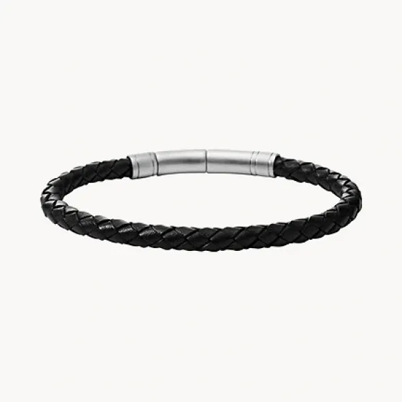 化石/Fossil Black Skinny Braid JF00510797