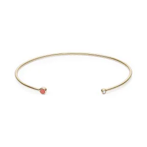 化石/Fossil 半宝石开口手镯 JF02892710