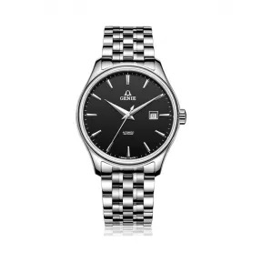 爵尼/Genie 维也纳系列 316L精钢 41mm 自动机械机芯 男表 GNQ-T1838M-AB