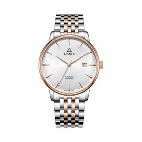 爵尼/Genie 罗贝撒系列 316L精钢 41mm 自动机械机芯 男表 GNQ-T1855M-ARW