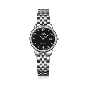 爵尼/Genie 真情系列 316L精钢 28mm 石英机芯 女表 GNQ-T2006L-1B