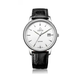 爵尼/Genie 真情系列 316L精钢 39mm 石英机芯 男表 GNQ-T2006M-LW