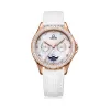 爵尼/Genie 兰惠系列 316L精钢 37mm 石英机芯 女表 GNQ-T2016L-LMQR