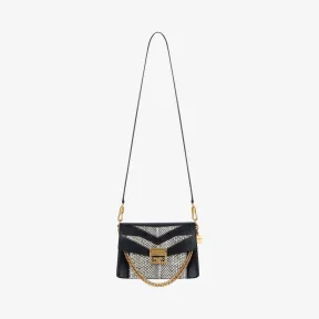 纪梵希/Givenchy 女士 皮革、蟒蛇皮和蜥蜴皮小号GV3包 BB501CB0FU-004