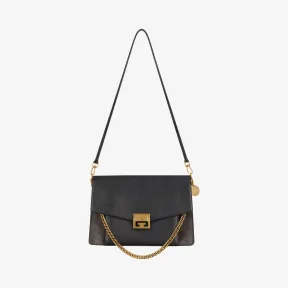 纪梵希/Givenchy 女士 双色调皮革和绒面革中号GV3包 BB501DB033-002