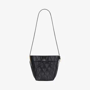 纪梵希/Givenchy 女士 绗缝皮革迷你GV水桶包 BB506PB0DH-001