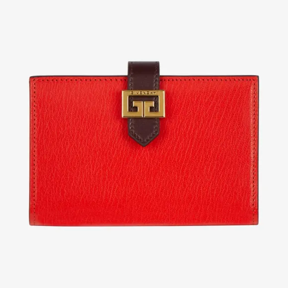 纪梵希/Givenchy 女士 双色GV3粒面皮夹 BB601GB056-941