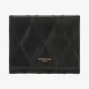 纪梵希/Givenchy 女士 菱形绗缝皮革三折钱夹 BB608UB08Z-001