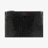 纪梵希/Givenchy 女士 中号Antigona鳄鱼纹效果皮革手拿包 BB609CB0LK-001