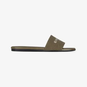 纪梵希/Givenchy 女士 4G 帆布拖鞋 BE306FE1PU-313