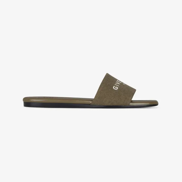纪梵希/Givenchy 女士 4G 帆布拖鞋 BE306FE1PU-313