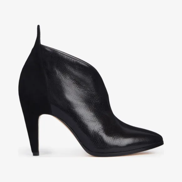 纪梵希/Givenchy 女士 皮革及绒面革皮靴 BE600LE05L-001