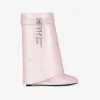 纪梵希/Givenchy 女士 Shark Lock 皮革踝靴 BE603KE0YP-681