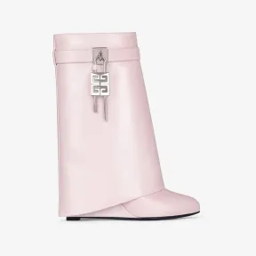 纪梵希/Givenchy 女士 Shark Lock 皮革踝靴 BE603KE0YP-681