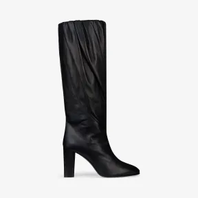 纪梵希/Givenchy 女士 褶裥皮革皮靴 BE7012E00H-001