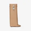 纪梵希/Givenchy Shark Lock长靴 BE701KE16L-250