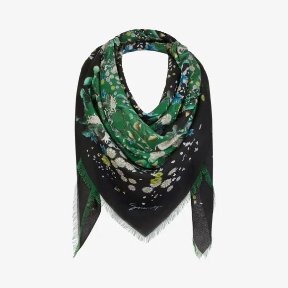 纪梵希/Givenchy 女士 花卉印花围巾 BG004ZG00S-300