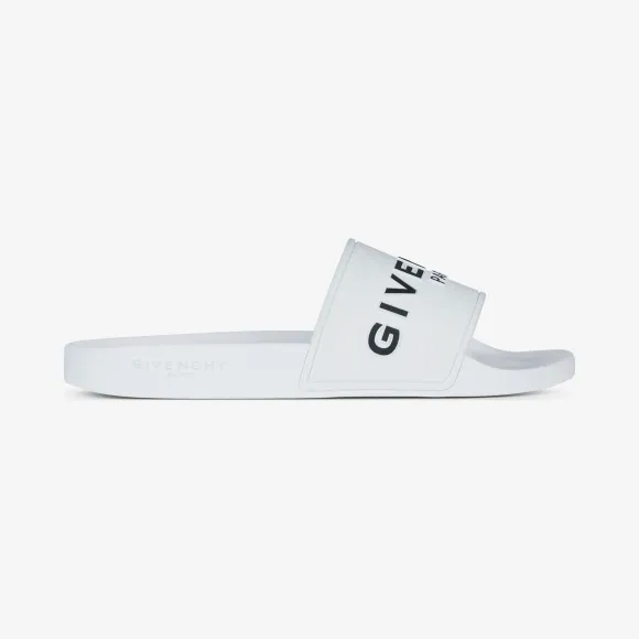 纪梵希/Givenchy 男士 PARIS橡胶平底凉鞋 BH300HH0EL-100