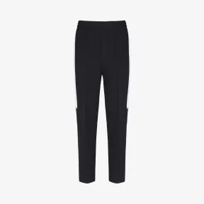 纪梵希/Givenchy 男士 侧面饰带粒纹慢跑裤 BM507F100G-001