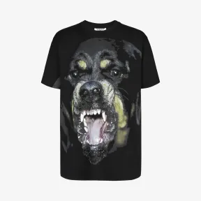 纪梵希/Givenchy 男士 Rottweiler 印花T恤 BM705L3Y1P-001