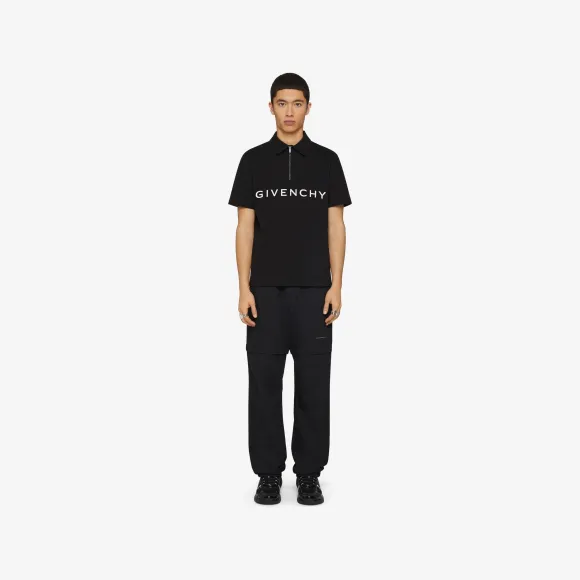 纪梵希/Givenchy GIVENCHY Archetype拉链Polo衫 BM71D13YFP-001