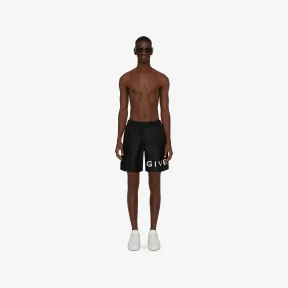 纪梵希/Givenchy 长款GIVENCHY LOGO泳裤 BMA00N1453-004