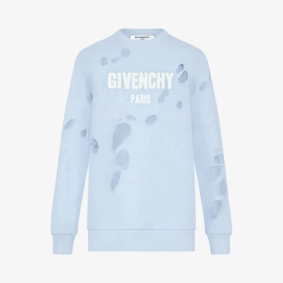 纪梵希/Givenchy 女士 PARIS破洞卫衣 BW700E3014-458