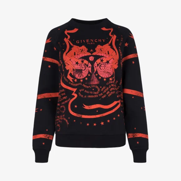 纪梵希/Givenchy 女士 双子座印花卫衣 BW70633Z18-009