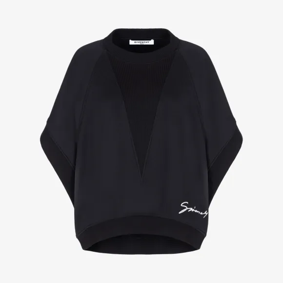 纪梵希/Givenchy 女士 短袖超大卫衣 BW706C306W-001