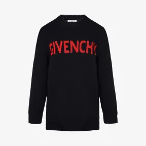 纪梵希/Givenchy 女士 PARIS棉质针织衫 BW907F4Z5B-009