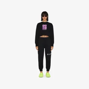 纪梵希/Givenchy 女士 4G MULTICOLOR 绒布运动衫 BWJ0203YCT-001
