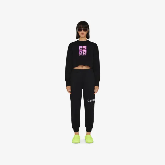 纪梵希/Givenchy 女士 4G MULTICOLOR 绒布运动衫 BWJ0203YCT-001