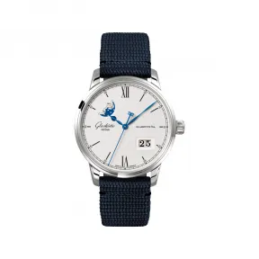 格拉苏蒂/Glashutte Original 议员系列 40.00 MM 精钢 自动机械机芯 男表 1-36-04-01-02-64