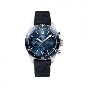 格拉苏蒂/Glashutte Original 开拓系列 SeaQ计时腕表 1-37-23-02-81-36 43.20 MM 不锈钢 自动机械机芯 男表
