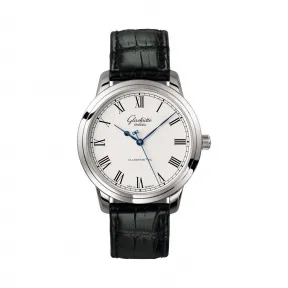格拉苏蒂/Glashutte Original Senator 参议员系列 精钢 自动机械机芯 男表 1-39-59-01-02-04