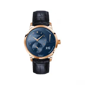 格拉苏蒂/Glashutte Original 偏心系列 40.00 MM 红色18k金 手动机械机芯 男表 1-65-01-04-15-61