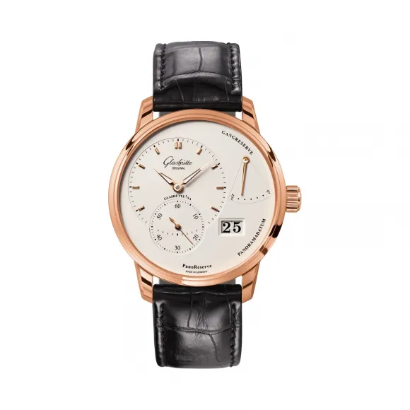 格拉苏蒂/Glashutte Original Pano 偏心系列 红金 手动机械机芯 1-65-01-25-15-01