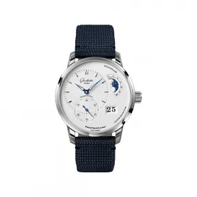 格拉苏蒂/Glashutte Original 偏心系列 40.00 MM 精钢 自动机械机芯 男表 1-90-02-42-32-64