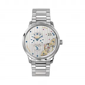 格拉苏蒂/Glashutte Original Pano 偏心系列 精钢 自动机械机芯 男表 1-91-02-02-02-70