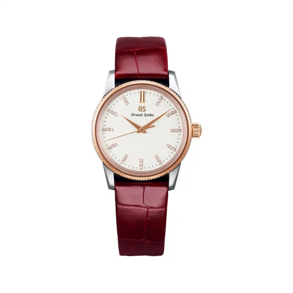 冠蓝狮/Grand-seiko Boutique & Salon 限定 34MM 不锈钢材质（部分18K玫瑰金） 石英机芯 SBGX346