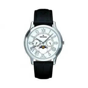 金韵娜/Grovana Regular Collection 系列 40 mm  精钢 石英机芯 男表 1025.1533