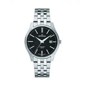 金韵娜/Grovana Regular Collection 系列 40 mm  精钢 石英机芯 男表 1568.1137