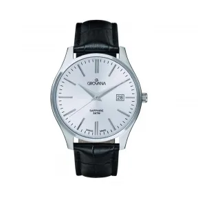 金韵娜/Grovana Regular Collection 系列 40 mm  精钢 石英机芯 男表 1568.1532